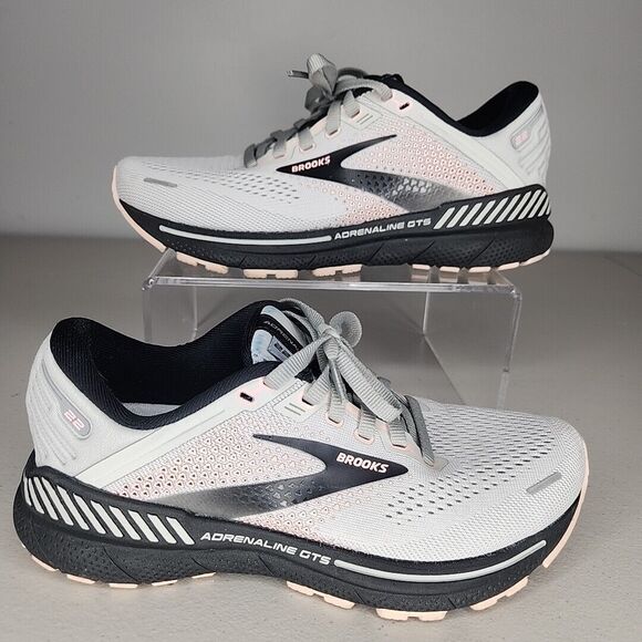 Brooks Shoes - Brooks Adrenaline GTS 22 Women's Size 6.5 B (Medium) Running Shoes Sneakers Gray